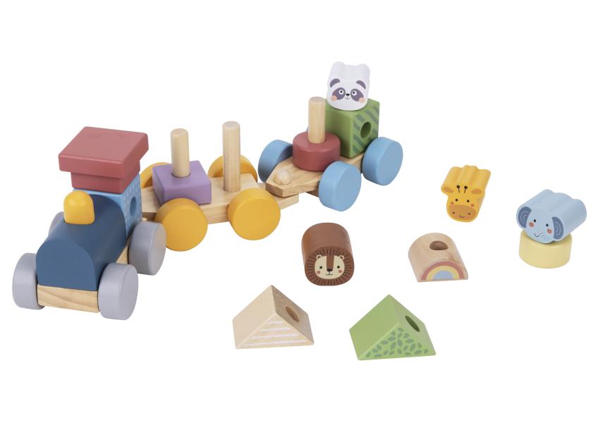 Tooky toy Дървено влакче
