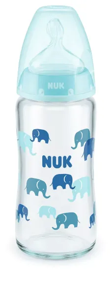 NUK Стъклено шише 0-6 месеца
