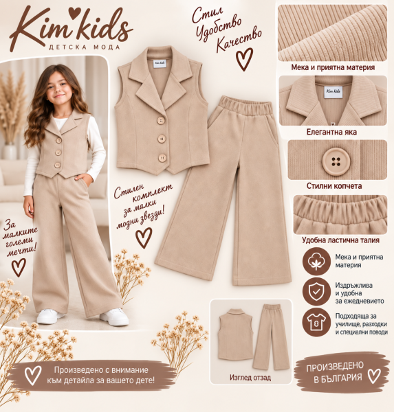 Kim Kids Детски комплект за момиче